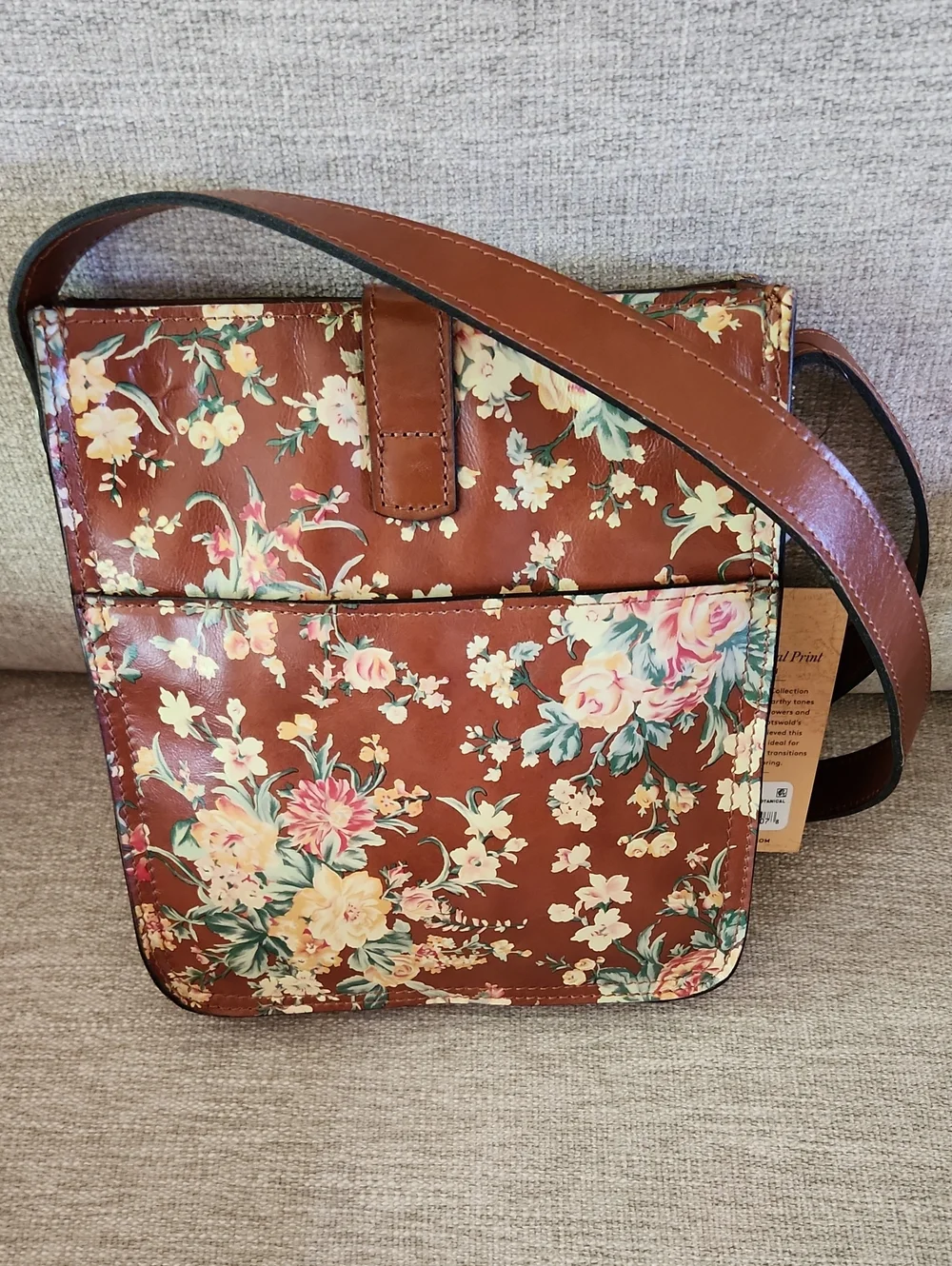 NWT PATRICUA NASH VENEZIA VINTAGE BOTANICAL CROSS BODY BAG - Picture 2 of 11